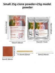 1pc3D Couple Handmade Casting Mold DIY Clone Powder Model Kit, Create Eternal Memories! Suitable As A Tool To Enhance Relationships Between Couples And Friends, Suitable For Mother's Day Or Valentine's Day Gifts, Perfectly Presenting Love And Unforgettable Moments (Randomly Packaged And Shipped) - Multicolor - View 12