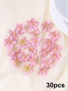 10/30pcs Artificial Mini Cherry Blossom - 1.18in Multicolor Sakura Flower Heads, Suitable For Decorative Christmas Wreath, Photo Frame, DIY Hair Accessory, Wedding Home Decoration, Thanksgiving, Valentine's Day, Spring And Summer Decoration - Multicolor - View 17