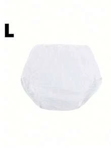 Adult Leak-Proof Underwear, Washable Low-Noise Reusable Adult Underwear, Pull-On Waterproof Underwear Unisex Washable Pants, Comfortable Low-Noise Adult Cloth Cover, Transparent - Multicolor - View 5