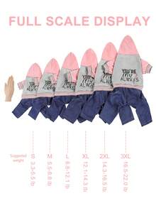 1 件薄款连帽狗狗衣服，适合贵宾犬、泰迪犬、比熊犬、小型犬，时尚宠物服装，带帽 - 淺灰色 - 查看 3