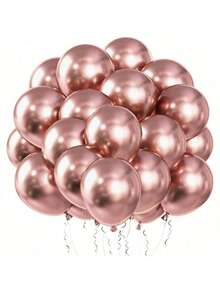 48 Stück 10 Zoll Metallic Glitzer Ballons für Weihnachten Silvester Party Dekorationen, Feiertag Geburtstag Hochzeit Ballons in verschiedenen Farben