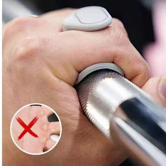 Silikonhandskar för fingergrepp, halkfria och förhårdnaderförebyggande, träningsutrustning, slitstarka och andningsbara, slumpmässig färg