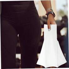 2piezas Toalla Deportiva De Algodn Toalla De Gym Absorbente De Limpiar - blanco - Ver 3