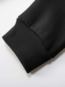 Custom Women's Short Jacket ,Fall Clothes For Women,Winter Clothes For Women,Halloween Clothes Women,Flocked Print, Half-Zip Stand Collar. Casual Black Outerwear,Perfect For Going Out, Shopping, Holidays, Parties, Gatherings Or Travel.Running Wear