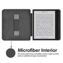 For KOBO Libra Color/2 7 Inch E-Reader Case Smart Cover With Hand Strap Acrylic Protective Shell Auto Wake/Sleep - Multicolor - View 10