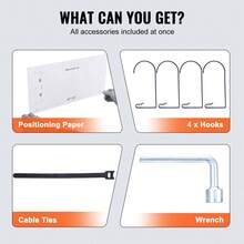 Étagères de rangement de garage - 1220 x 620 x 200 mm, 113,4 kg Tragfähigkeit Pro Lage - Voir 5