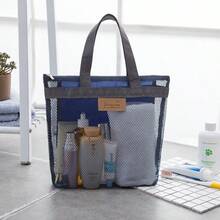 Mesh Beach Bag, Toiletry Bag, Outdoor Storage Bag, Cosmetic Bag, Travel Bag, Children's Toy Storage Bag - Multicolor - View 13