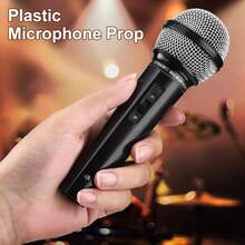 Microphone Props,Simulation Microphone Model Housing Shell,For Home Bar Ornaments Decoration,Photography Props,Party Favor Microphone Prop>Fake,Sparkle Microphone,Bar Supplies,Microphone Prop,Party Decorations,Fake Microphone,Smoke Machine,Prop Money>300pcs,Fake 100 Bills - Black - View 6