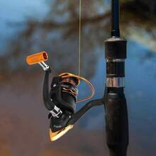 Alomejor Carrete de Pesca Velocidad rápida Premium Todo el Carrete de Metal Balancín Plegable Carrete de Pesca Agua Salada Spinning de Agua Dulce Carretes de Pesca Manejar Piezas - TF3000 - Ver 5
