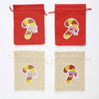 DIY Diamond Painting Santa Claus Candy Bag