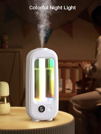 静音浴室除臭器，自动家用空气清新喷雾器，酒店精油香薰机，持久室内香氛喷雾，办公室空气净化器 - 可充电，桌面/壁挂式，6 种可调节模式，氛围灯，6 种香型可选：香格里拉、薰衣草、真我、白桃乌龙、茉莉、栀子花