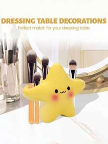 1 Stück Badezimmer Zahnpasta & Zahnbürstenhalter, multifunktionale Badezimmerdekoration, Makeup Pinselhalter, geeignet für Badezimmer, Küche, Schlafzimmer, Büro