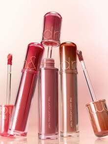 Rom&nd Romand Long-Lasting Juicy Lip Gloss 32 Pomegranate Brown, Jelly-Like Shine, Glass-Like Glossy, Non-Sticky, Layerable, Lightweight & Long-Lasting, Angled Heart-Shaped Applicator, Pocket-Sized, Ready To Use, 5-Second Office Glow, Korean Makeup, 3.5g/0.12oz - 32 Ổi Tanny - Xem 11