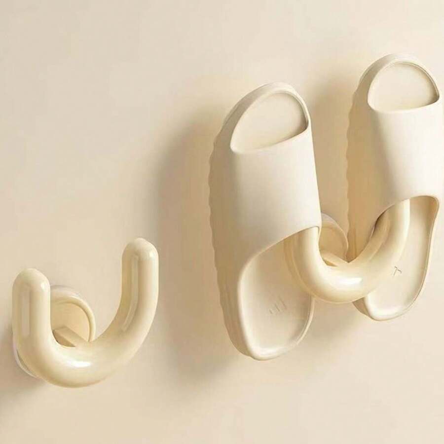 1个/2个/3个/4个装 U型浴室挂架，吸盘式壁挂安装，无需钻孔，淋浴房排水支架 - 彩色 - 查看 1