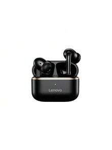 Lenovo Tai nghe không dây thực sự chống ồn chủ động thông minh EA230, Bluetooth 5.4, Chế độ chơi game độ trễ thấp, Tuổi thọ pin dài, Chống nước khi chơi thể thao, Nghe nhạc và gọi điện thoại thông minh phổ thông, Màu đen - màu đen - Xem 2