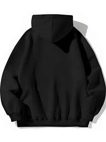 Oversized Hoodie Beach P1Harmony 2025 Tour Korean Rapper Kpop Idol Fashion Hoodies Cotton Male Hoodie - 黑色 - 查看 2