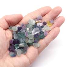 1 Oz/2 Oz/4 Oz Natural Colorful Fluorite Quartz Crystal - Asymmetrical Shaped Gemstone Natural Pebble Polished Stone - Stone - View 1