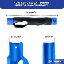 Entrenador de agarre, diestro - Ayuda de entrenamiento, mejora de la posición de la mano y el swing, azul - Azul - Ver 5