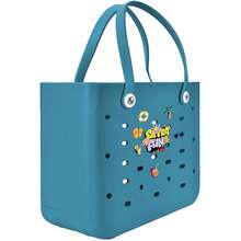 Large Capacity Breathable EVA Women's Beach Bag, Oversized Multi-Size Eva Handbag, Eva Tote Bag, Eva Shoulder Bag, Eva Basket Bag, EVA Beach Bag - Lightweight And Durable Solid Color Open Design, Large Waterproof And Sandproof Washable Sturdy Open Handbag, Suitable For Beach, Swimming Pool, Sports, Shopping, Picnic - Fashionable Holiday Accessories, Beach Bags, Festivals, Casual Outings, Holiday Gifts - Nhiều màu - Xem 23