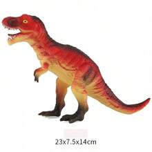 1件逼真恐龙玩具，霸王龙和三角龙塑料侏罗纪史前小型恐龙动物模型 - 彩色 - 查看 15