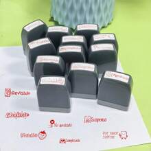 Spanish Teacher Grading Stamps - Expressions For Evaluating Learning Outcomes, Assignments, Etc. Classroom Grading, Homework Encouragement Stamps With Phrases Like "Passed", "Excellent", "Satisfactory", "Completed" And More In Red Ink - Gray-shell Small Spanish Correction Stamp - View 3