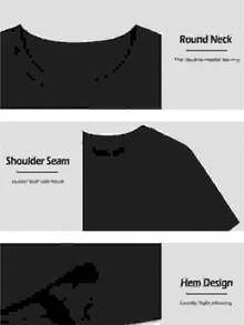 Funny 67 Number Graphic T-Shirt For Men And Women - 67 Print Loose Fit 100% Cotton Crew Neck Short Sleeve Casual Wear Birthday Gift, - Unisex Fun Age Themed Clothing, Freedom Shirt, Halloween , Christmas, Funny Shirt, Graphic T-Shirt - 220g,Christmas, Thanksgiving, Children's Pure Cotton Tops, 67 Shirt - màu đen - Xem 5