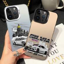 Funda blanda para 11 12 13 Pro Max 16e 14 15 16 17 Plus, coche de drift japonés JDM - Mix05 - Ver 3