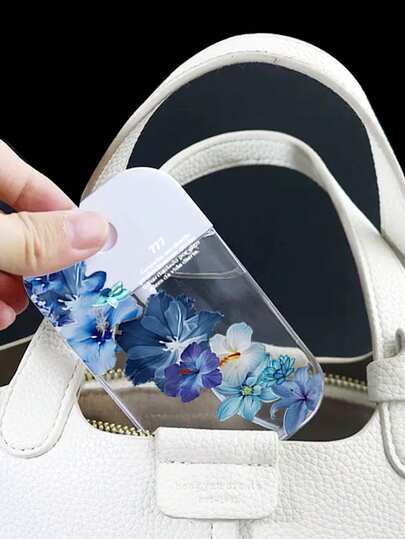 1 pièce Nouvelle bouteille de brumisateur parfumé bleu vintage au parfum de lys, rechargeables, hydratante, , haut de gamme, transparente, portable, polyvalente, convient comme cadeau pour la petite amie/unique