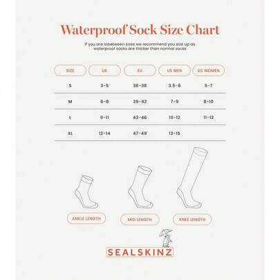 Unisex Waterproof Warm Weather Ankle Length Sock