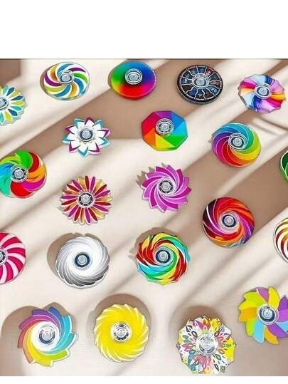 10/20pcs Set - Mixed Colors & Patterns, Durable Plastic Stress Relief Toys, Suitable For Birthday Party Favors, Piñata Fillers, Classroom Rewards, Holiday Giveaways (Randomly Mixed), Vibrant Designs