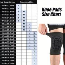 1 chiếc băng hỗ trợ đầu gối đa năng - Chất liệu dệt thoáng khí + đệm EVA, chống trượt, bền chắc, phù hợp cho thể thao, tập gym, đạp xe, cung cấp sự hỗ trợ linh hoạt. - màu đen - Xem 7