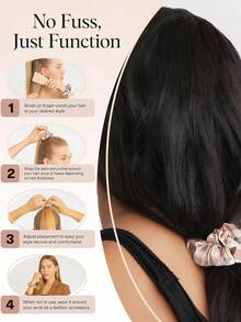 Elásticos de cetim para mulheres [sem danos], elásticos de cabelo antifrizz para dormir, elásticos de seda macios para cabelos grossos, prendedores de rabo de cavalo sem costura, 17 peças em cores sortidas, acessórios para cabelo, elásticos de cabelo, corda de cabelo