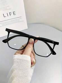 1/2/3 Pairs Anti-Blue Light Glasses - Fashionable Square Fake Glasses, Anti-Blue Light Computer & Gaming Glasses, Unisex Anti-Blue Light Glasses - Multicolor - View 7