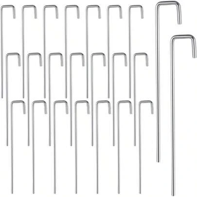 20 Pcs Table Tennis Net J Pin Sports Table Tennis Net Clip Insert Table Tennis Accessories