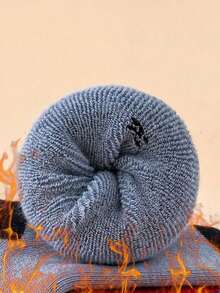 Marvel 5双装儿童超级英雄蜘蛛侠加厚保暖毛巾袜，女童中筒袜，男童卡通冬季袜，透气婴儿/学生袜 - 彩色 - 查看 8