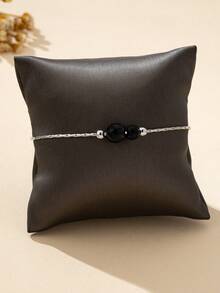 1pc Women's Fashion Beaded Bracelet, Elegant Faux Pearl, Adjustable & Versatile Jewelry Gift