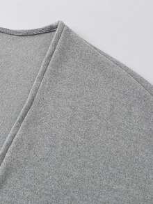 Women's 2025 Winter Essential - Grey Ribbed Knit Maxi Cardigan CoatLoose Slouchy Silhouette Long Sleeve Laverable JacketCelebrity-Loved Blogger Approved Transitional Wardrobe Staple,Business Casual & Christmas Party Ready | Versatile For Work, Weekend And Holiday Events