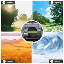 2/4pcs Reflective Tire Covers, Waterproof Spare Tire Storage Bags With UV Protection, Suitable For Trucks, Trailers, Campers And RVs