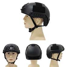 Tactical Helmet, Riot Control Special Forces Tactical Tiger Point Special Operations Training Helmet, Made Of Fiberglass, With Adjustable Chin Strap, Night Vision Device Mount, And Side Rails