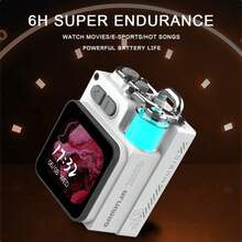 GAMINJA DK08 无线蓝牙金属机械音箱，带 LED 显示屏、RGB 环境光、蓝牙 5.4、桌面低音炮，支持日历、闹钟、音乐、壁纸、计算器、计时器、消息推送、天气同步等功能。 - 彩色 - 查看 9
