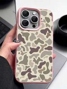 New Creative Leopard Print Pattern Compatible With Apple Phone 16/12/13/11/14/17/15/ProMax/Pro/Plus/Xs Max/XS/X,Anti Fingerprint Silicone Soft Case Ultrathin Phone - 粉色 - 查看 5