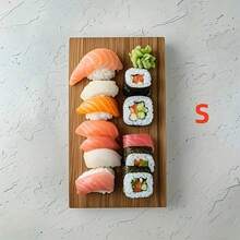 Japanese Solid Wood High Foot Serving Tray, Same As Sushi Restaurant, Luxury Wooden Tableware, Restaurant Plating Tool, Food Photography Prop - Yellow - View 4