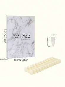 160片大理石展示板,240张色卡,相框展示板,大理石展示卡架,防尘凝胶指甲油色卡板,人造指甲贴纸目录,指甲油收纳目录,人造指甲款式目录,色卡展示架,凝胶指甲油展示板,样品展示册。 - 彩色 - 查看 12