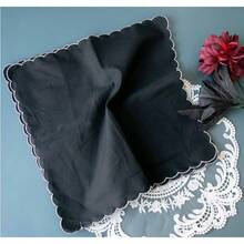 - Pauelos de algodn con bordado blanco para mujer - 6 piezas + BB - Ver 6