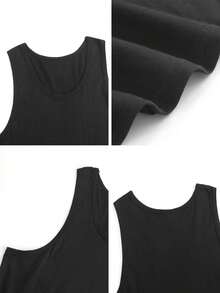 Dom Dolla , Dollapalooza, House Music , Festival T, Rave , Dom Dolla Merch, Music Women's Tank Top,Black Vest - 黑色 - 查看 4