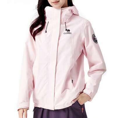 CAMEL CROWN Women's Outdoor Shell Jacket Autumn/Winter 3-In-1 Shell Jacket Outdoor Torrential Rainproof & Windproof Outerwear Mountaineering Clothing