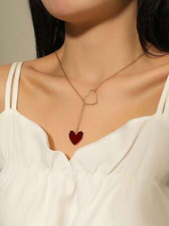 New Elegant Butterfly Pendant, Heart & Water Drop Necklace, Fashion Choker Jewelry For Women