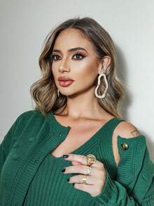 Women Coats - 軍綠色 - 查看 6