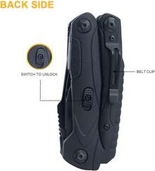 Alicate de chispa de ROXON CM1349, alicate multifuncional portátil y práctico para acampar en un entorno silvestre y supervivir al aire libre - 1 - Ver 7