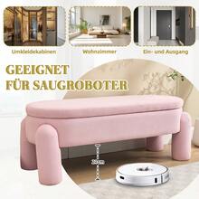 Bedroom Benches - Pink + Velvet - View 3